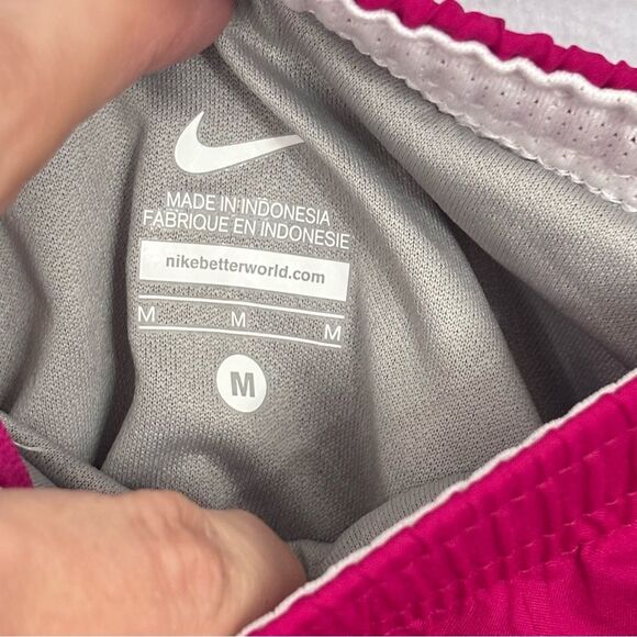 Nike | Girls Pink Athletic Running Shorts Size Medium - Picture 6 of 14